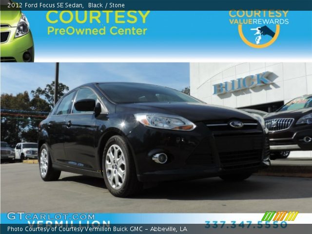 2012 Ford Focus SE Sedan in Black