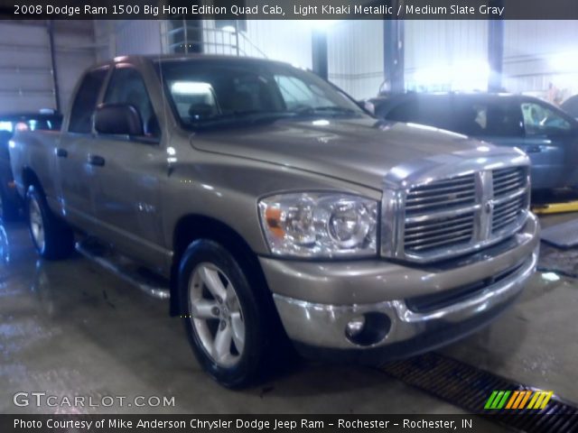 2008 Dodge Ram 1500 Big Horn Edition Quad Cab in Light Khaki Metallic