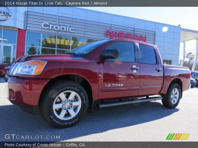 2014 Nissan Titan SV Crew Cab in Cayenne Red