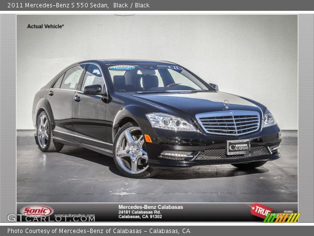 2011 Mercedes-Benz S 550 Sedan in Black
