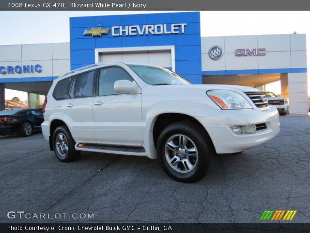 2008 Lexus GX 470 in Blizzard White Pearl