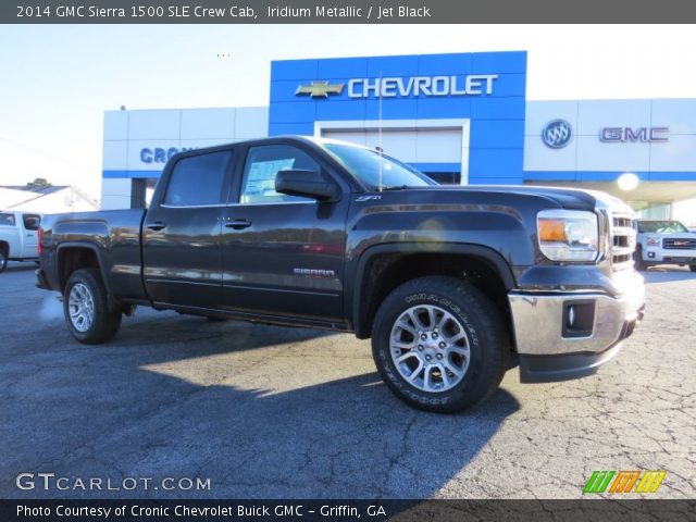 2014 GMC Sierra 1500 SLE Crew Cab in Iridium Metallic