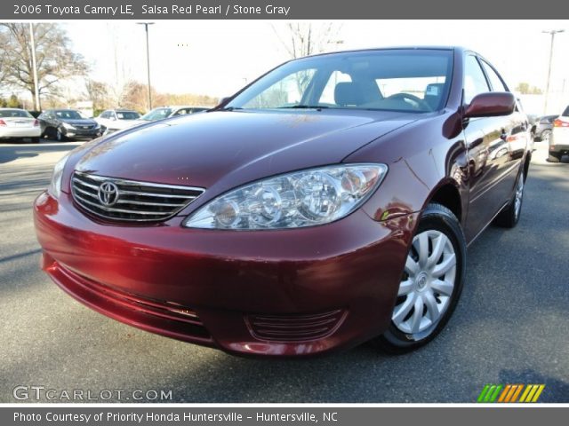 2006 Toyota Camry LE in Salsa Red Pearl