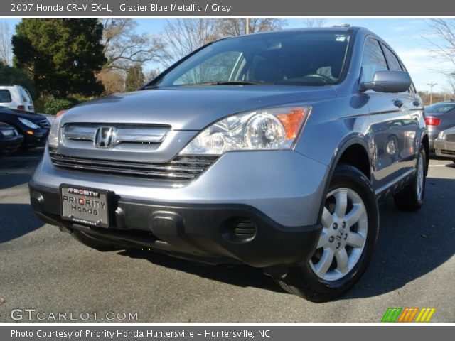 2007 Honda CR-V EX-L in Glacier Blue Metallic