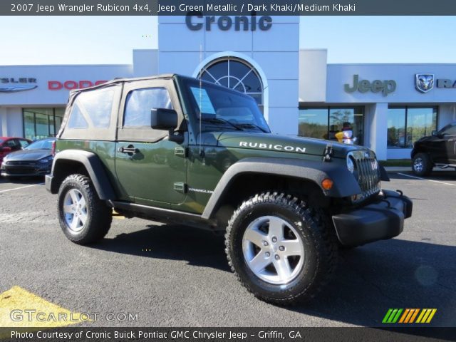 2007 Jeep Wrangler Rubicon 4x4 in Jeep Green Metallic