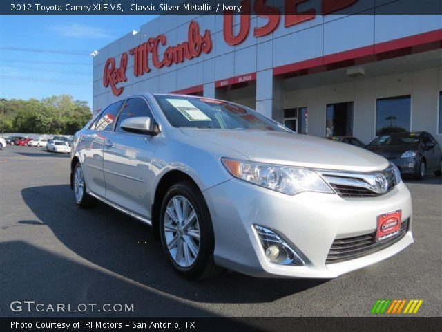 2012 Toyota Camry XLE V6 in Classic Silver Metallic