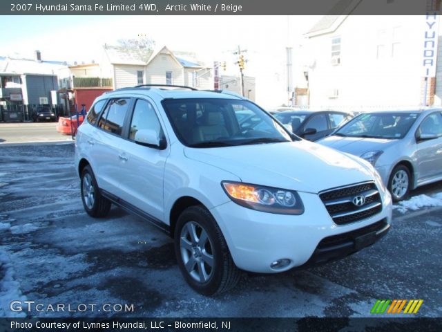 2007 Hyundai Santa Fe Limited 4WD in Arctic White
