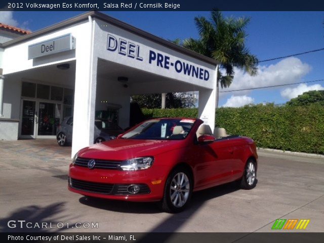 2012 Volkswagen Eos Komfort in Salsa Red