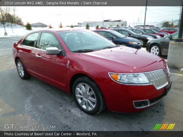 2010 Lincoln MKZ AWD in Sangria Red Metallic