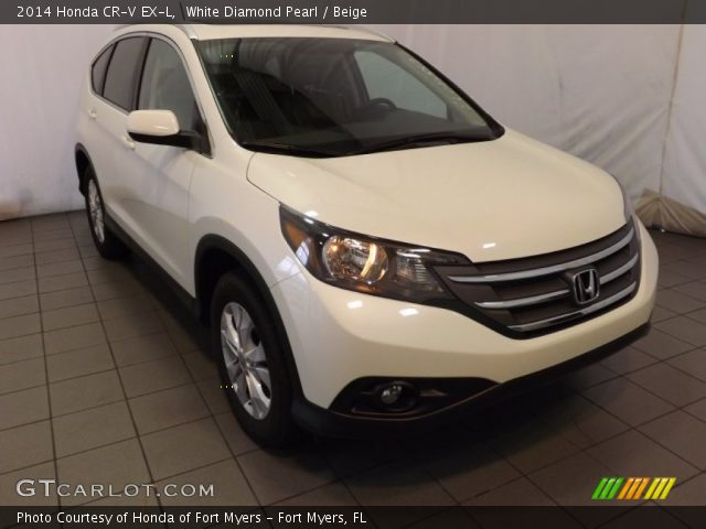 2014 Honda CR-V EX-L in White Diamond Pearl