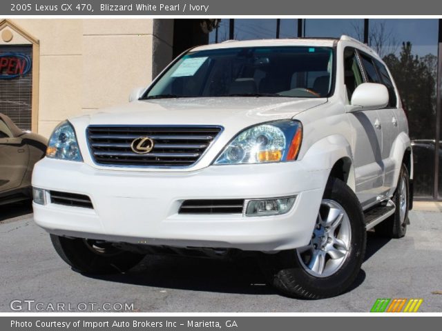 2005 Lexus GX 470 in Blizzard White Pearl