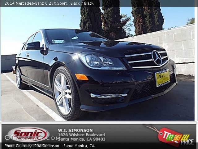 2014 Mercedes-Benz C 250 Sport in Black