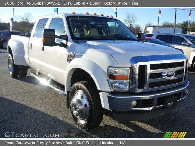 2008 Ford F450 Super Duty XLT Crew Cab 4x4 Dually in Oxford White
