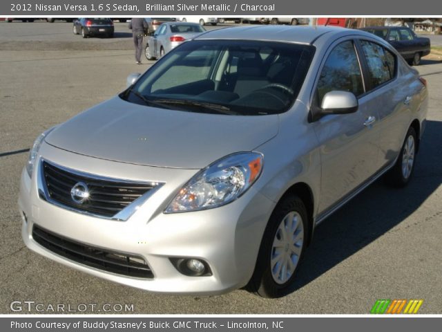 2012 Nissan Versa 1.6 S Sedan in Brilliant Silver Metallic