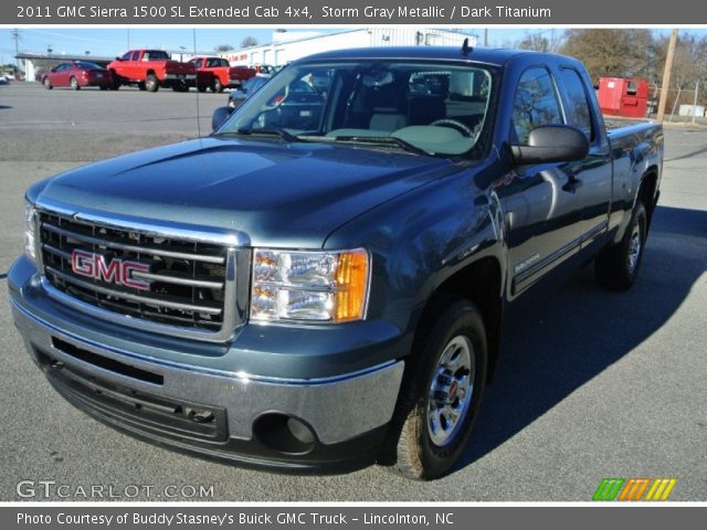 2011 GMC Sierra 1500 SL Extended Cab 4x4 in Storm Gray Metallic