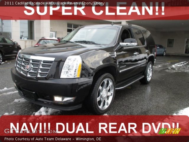 2011 Cadillac Escalade AWD in Black Raven