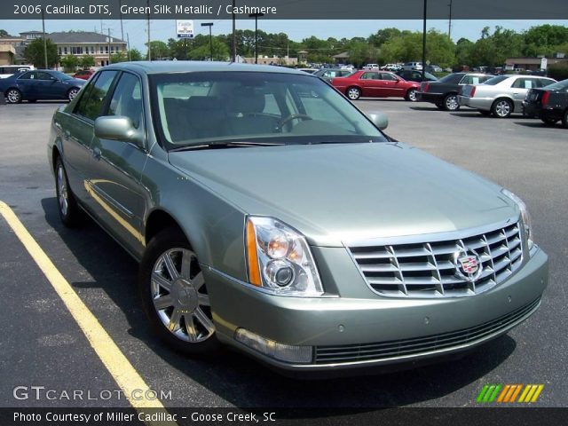 2006 Cadillac DTS  in Green Silk Metallic