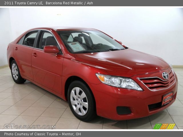 2011 Toyota Camry LE in Barcelona Red Metallic