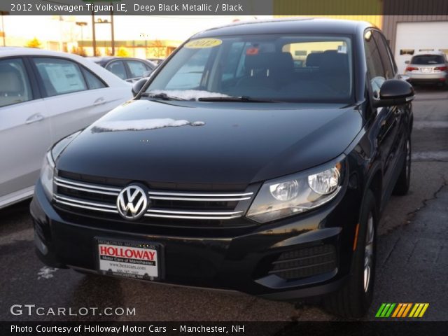 2012 Volkswagen Tiguan LE in Deep Black Metallic