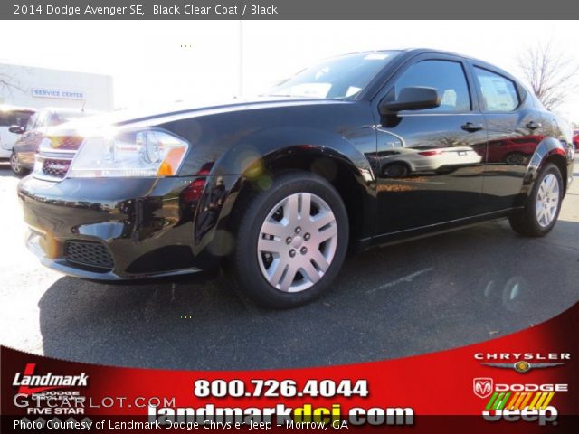 2014 Dodge Avenger SE in Black Clear Coat