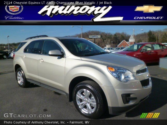 2014 Chevrolet Equinox LT AWD in Champagne Silver Metallic