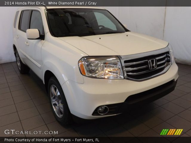 2014 Honda Pilot EX-L in White Diamond Pearl
