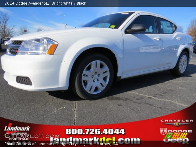 2014 Dodge Avenger SE in Bright White