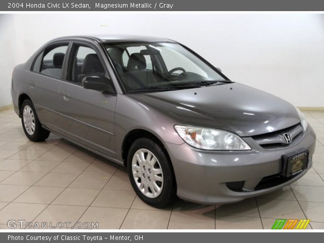 2004 Honda Civic LX Sedan in Magnesium Metallic