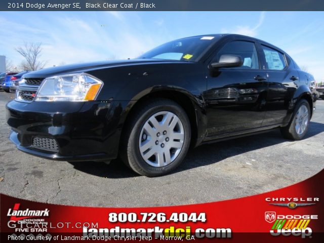 2014 Dodge Avenger SE in Black Clear Coat