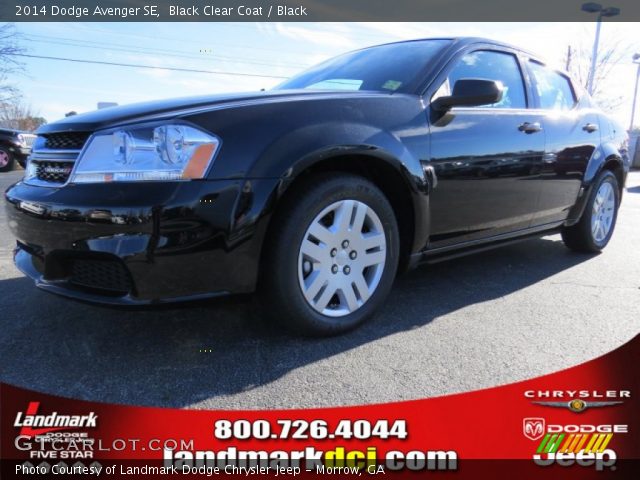 2014 Dodge Avenger SE in Black Clear Coat