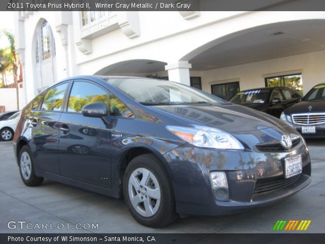 2011 Toyota Prius Hybrid II in Winter Gray Metallic