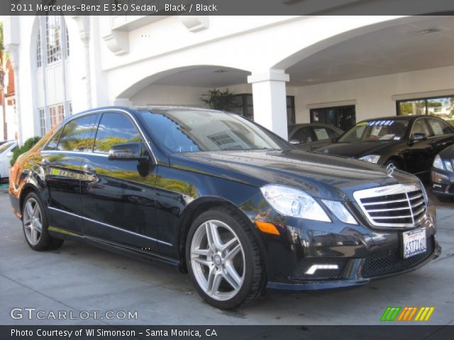 2011 Mercedes-Benz E 350 Sedan in Black