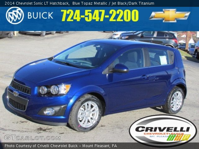 2014 Chevrolet Sonic LT Hatchback in Blue Topaz Metallic