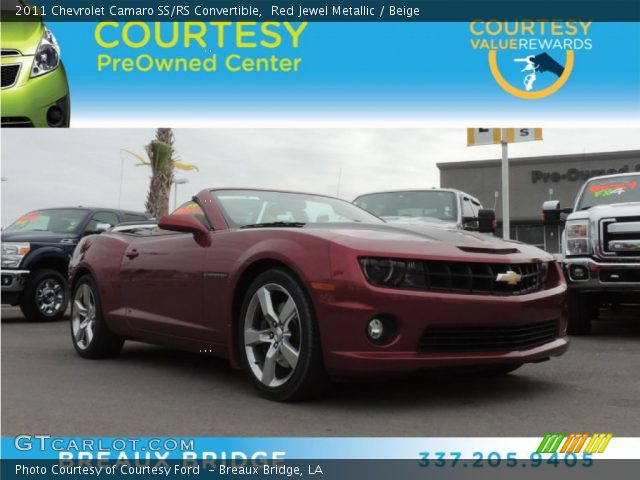 2011 Chevrolet Camaro SS/RS Convertible in Red Jewel Metallic