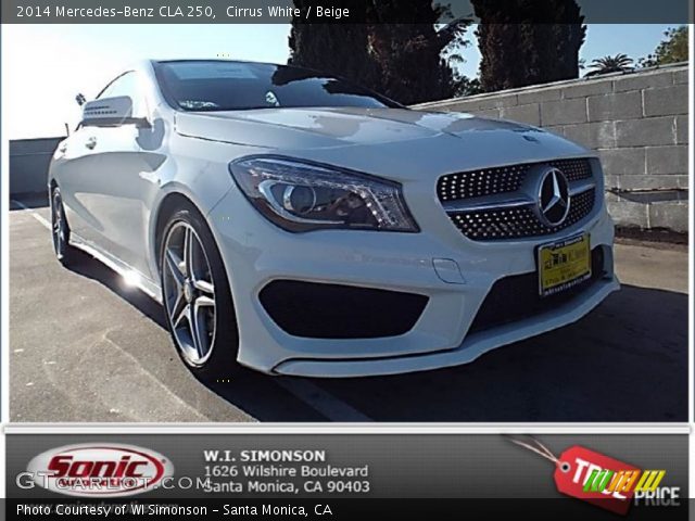 2014 Mercedes-Benz CLA 250 in Cirrus White