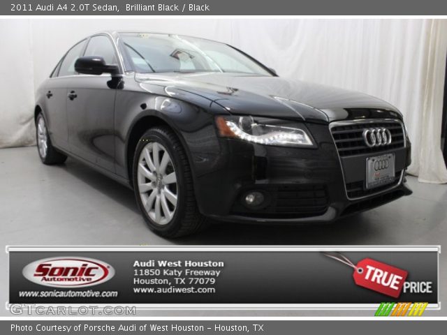 2011 Audi A4 2.0T Sedan in Brilliant Black