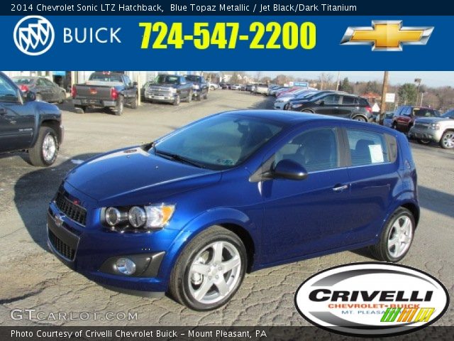 2014 Chevrolet Sonic LTZ Hatchback in Blue Topaz Metallic