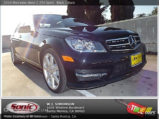 2014 Mercedes-Benz C 250 Sport in Black
