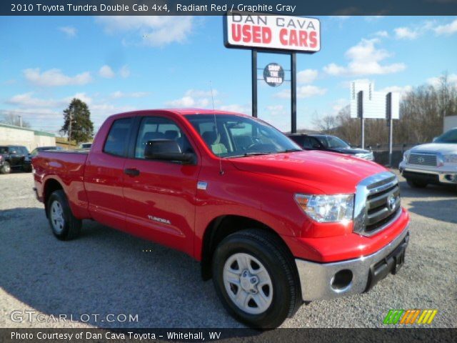 2010 Toyota Tundra Double Cab 4x4 in Radiant Red
