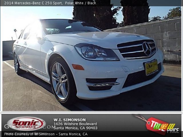 2014 Mercedes-Benz C 250 Sport in Polar White