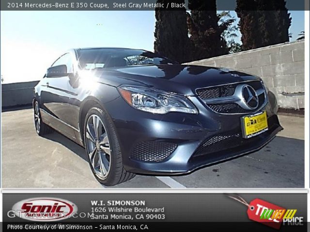 2014 Mercedes-Benz E 350 Coupe in Steel Gray Metallic