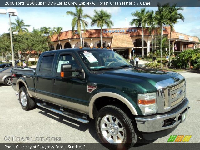 2008 Ford F250 Super Duty Lariat Crew Cab 4x4 in Forest Green Metallic