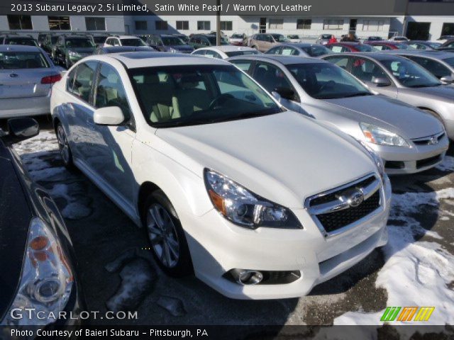 2013 Subaru Legacy 2.5i Limited in Satin White Pearl