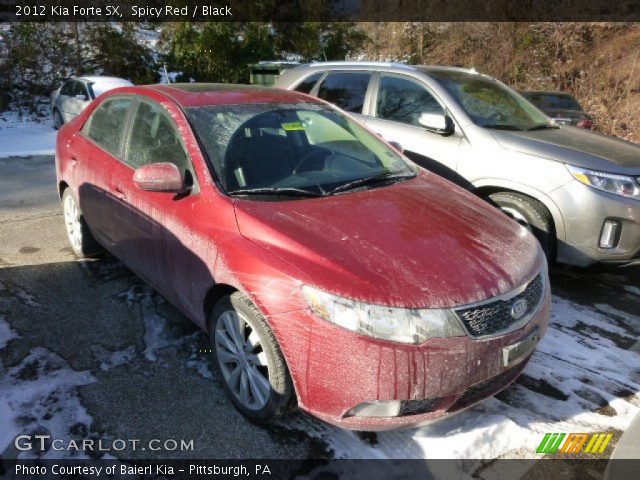 2012 Kia Forte SX in Spicy Red