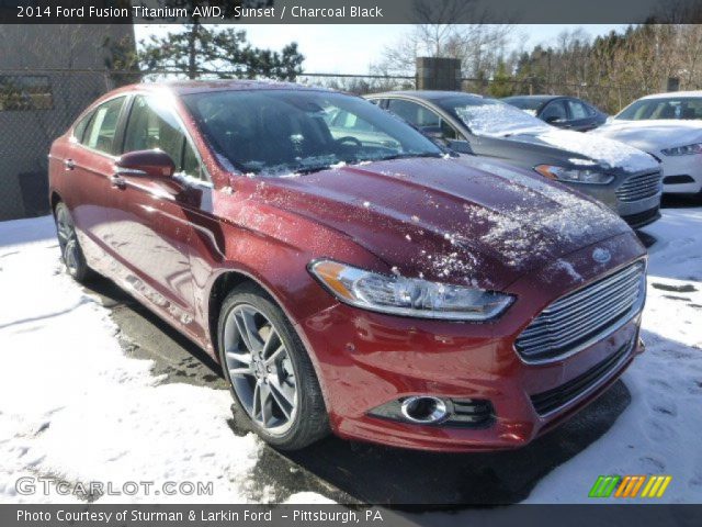 2014 Ford Fusion Titanium AWD in Sunset