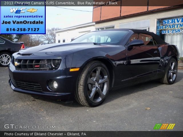 2013 Chevrolet Camaro SS/RS Convertible in Blue Ray Metallic
