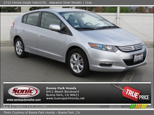 2010 Honda Insight Hybrid EX in Alabaster Silver Metallic