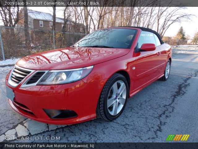 2009 Saab 9-3 2.0T Convertible in Laser Red