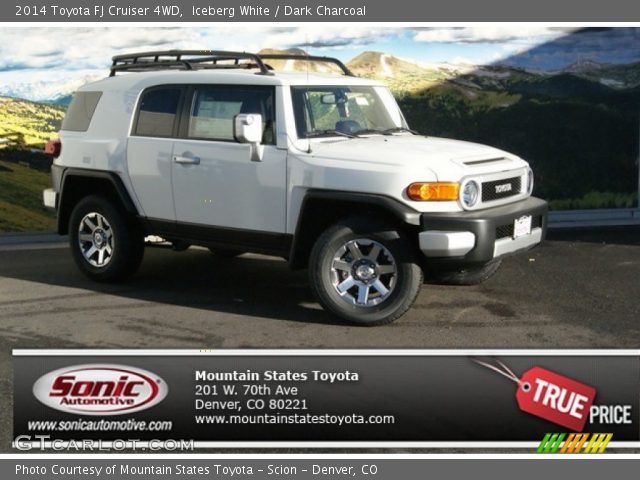 2014 Toyota FJ Cruiser 4WD in Iceberg White