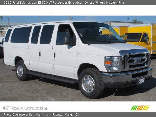2010 Ford E Series Van E350 XLT Passenger Extended in Oxford White